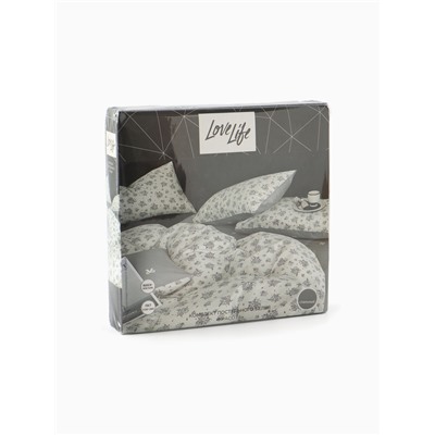 Постельное бельё евро LoveLife «Красота», сатин