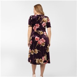 Платье, текстиль, вишневый