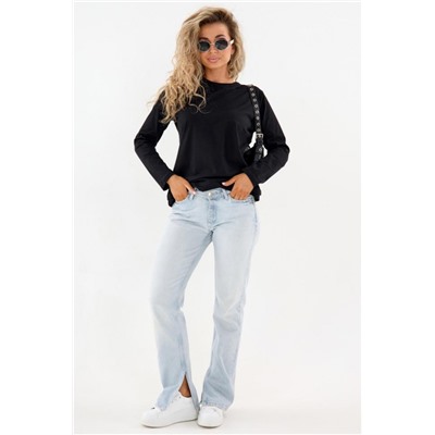 Лонг с отделкой (Черный)