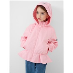 Куртка текстильная с полиуретановым покрытием для девочек (ветровка)