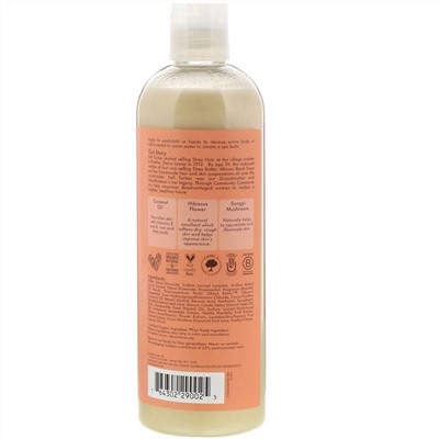 SheaMoisture, Coconut & Hibiscus, Illuminating Body Wash, 13 fl oz (384 ml)