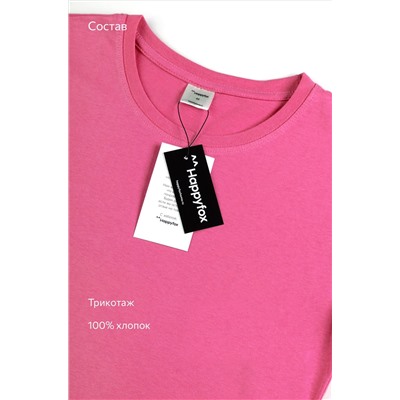 Женская базовая футболка из хлопка 3 шт. Happyfox