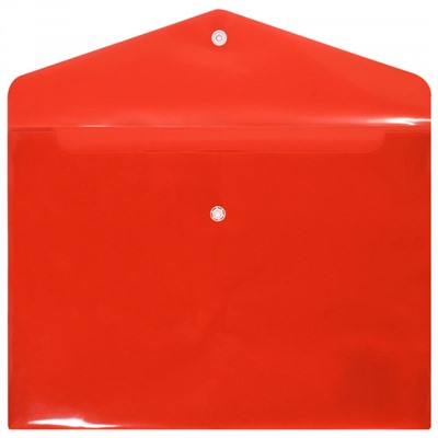 Папка с кнопкой  А4 150мкм непрозр. красный NK8015R inФОРМАТ