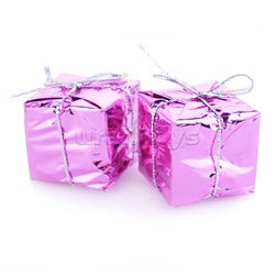 Набор новогодних украшений "Сверкающее очарование" (18шт*3см) в коробке