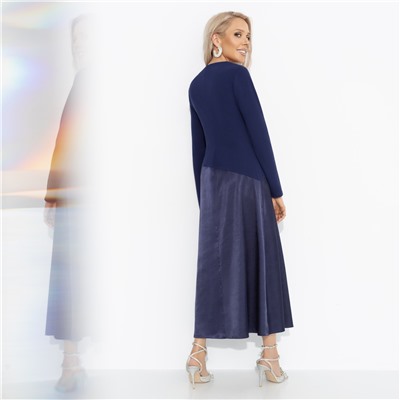 Платье комбинированное с шёлком, Нежная утонченность (моя мудрость)