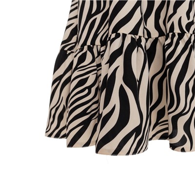 Платье мини женское c крылышками MIST, размер 48, бежевое