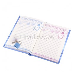 Подарочный блокнот в футляре, 14,5 см * 20,5 см, в линию, 45 л., "Сиреневая планета"