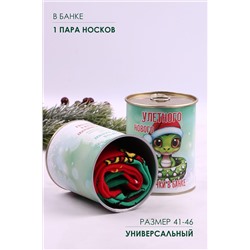 Носки шерстяные №GL1700 Змеёныш новогодний НАТАЛИ, 1052231