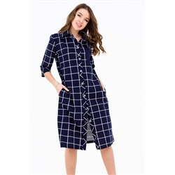 Халат 46518 Клетка