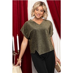 Блуза Карамелла (черное золото) Б14731-35М