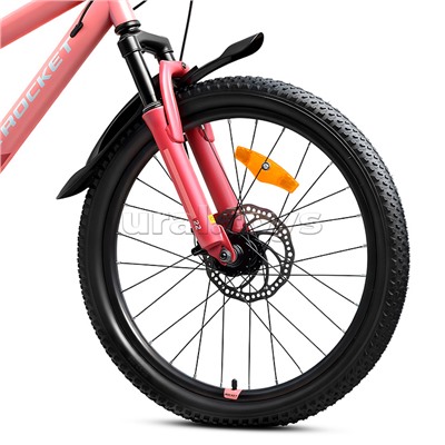 Велосипед 22" Rocket Aries 2.0 , цвет розовый, размер 13"