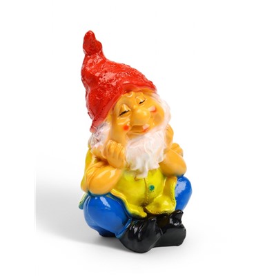 Садовая фигура из гипса «Гном спящий», 22×14×14 см