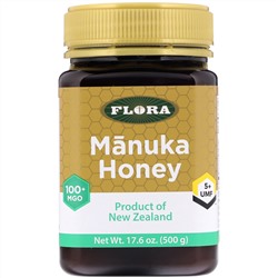 Flora, Мед манука, MGO 100+, 500 г (17,6 унции)