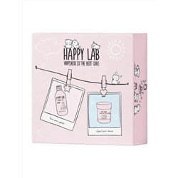 Happy Lab Набор для ухода за телом Lovin you: гель для душа, скраб для тела, 300 мл, 240 г 28086