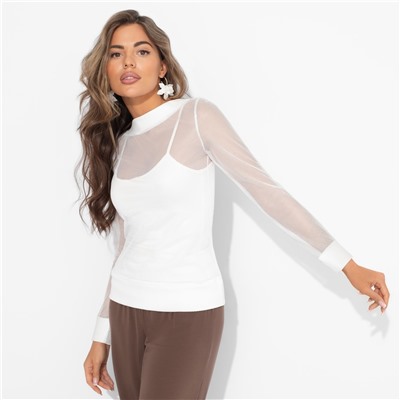 Лонгслив полупрозрачный, Секретное оружие гардероба