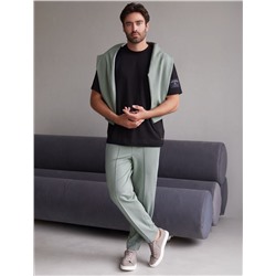 Брюки джоггеры на резинке из премиального футера двухнитки