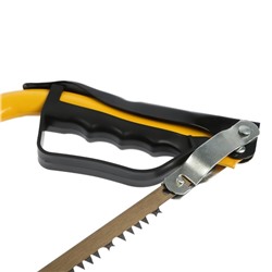 Пила лучковая ТУНДРА, «волчий зуб» для быстрого пила по сухой и мокрой древесине, 300 мм