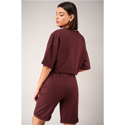 Женский костюм с шортами из футера двухнитки Happyfox