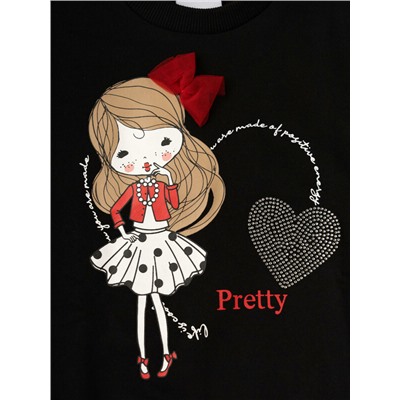 Толстовка трикотажная для девочек