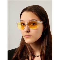 Очки солнцезащитные OneSun, uv 400, дужка 14.5 см, ширина 14.5 см, 4.5×5 см, жёлтые