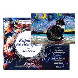 Картина по номерам 40х50 "Ван кот" (18 цветов)