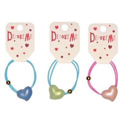 Резинка для волос 1 шт "МОРОЗНОЕ СЕРДЦЕ" 3 цвета 2-712/47 DecoreMe