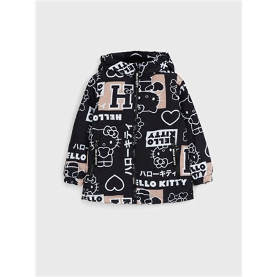 Куртка текстильная с полиуретановым покрытием для девочек (ветровка)