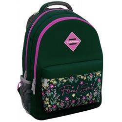 Рюкзак школьный "EasyLine. Floral Soul" 20L 44х23х33 см 62996 ErichKrause