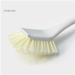 Щётка для мытья посуды Raccoon Breeze, удобная ручка, 30×6.5×8.5 см, ворс 2.5 см