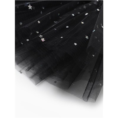 Юбка детская KAFTAN «Звездочки», чёрный, длина 17 см
