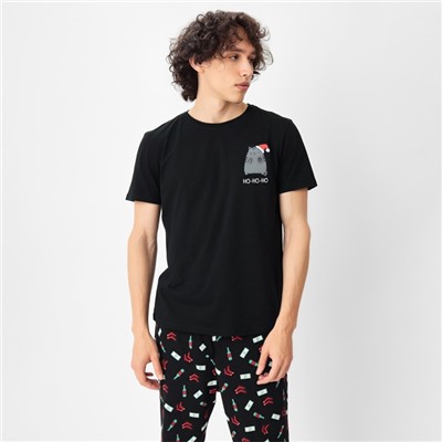 Пижама мужская KAFTAN ho ho ho, размер 56