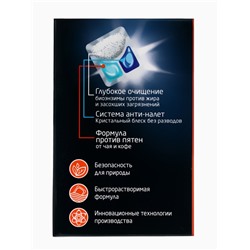 Капсулы для посудомоечных машин AOS «Crystal», 25 шт.