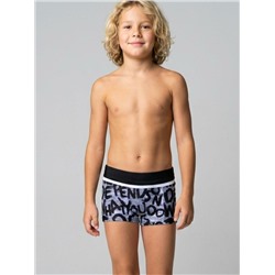 Плавки-шорты трикотажные для мальчиков, средней длины