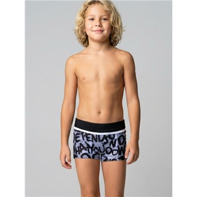 Плавки-шорты трикотажные для мальчиков, средней длины