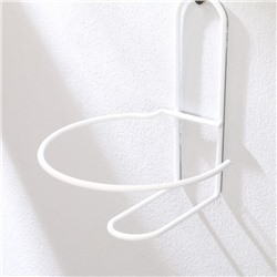 Подвес для кашпо «Одиночка», d=16 см, настенный, белый