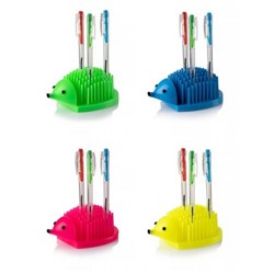 Подставка для ручек "Ежик" пластик ассорти ЕК-01 Глобус