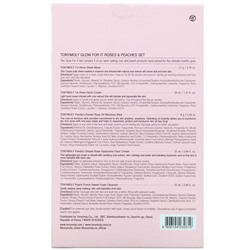 Tony Moly, Glow For It, Roses & Peaches Set, 6 Piece Set
