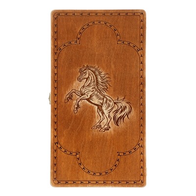 Нарды деревянные «Конь», 37×20 см