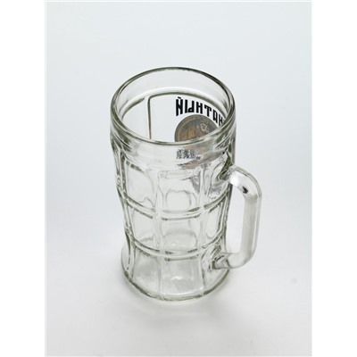 Кружка пивная стеклянная «Знатный банщик», 500 мл