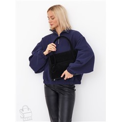 Сумка женская кожаная 2424YF black Polina&Eiterou