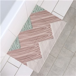 Коврик для дома Доляна «Трио», 40×65 см