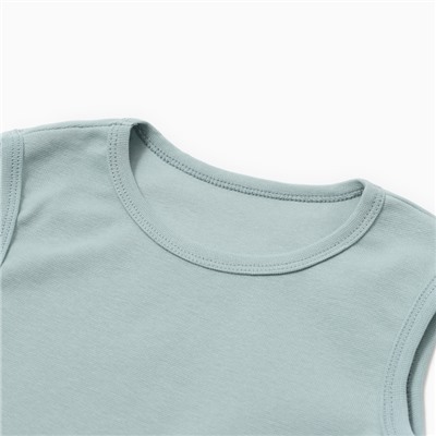 Комплект для девочки (майка и велосипедки) MINAKU, голубой, рост 98 см