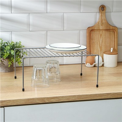 Полка для шкафа, 31×23.5×15 см, хром