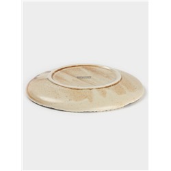 Тарелка Magistro Organic brown, d=16 см, фарфор бежевая