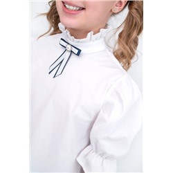 Хлопковая блузка из поплина для девочки Happyfox