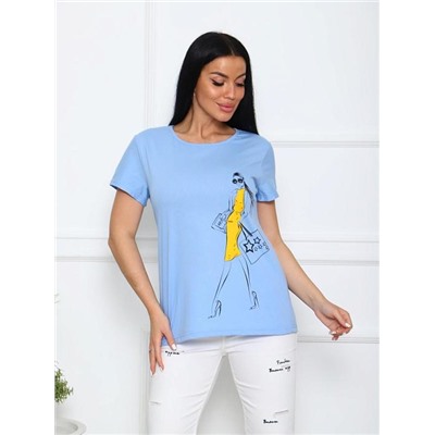 Футболка "Ледис" (Сирень)