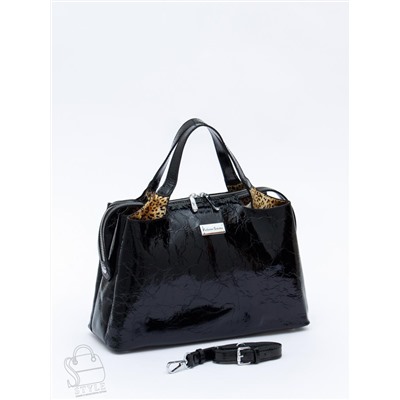 Сумка женская кожаная 9613-1S black Velina Fabbaino-Safenta
