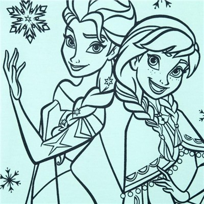 Футболка для девочки KAFTAN «Принцессы», бирюзовый, размер 30, рост 98-104 см