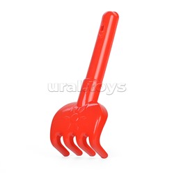 Песочный набор № 117 (совок 19 см, грабли 19см, 2 формочки)