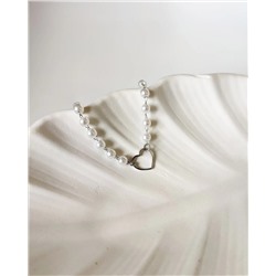 Браслет  из стали с бусинами